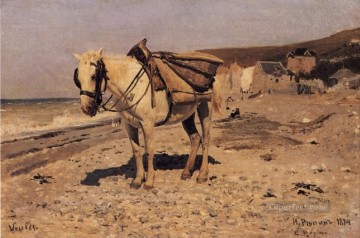 馬用ヴィオール 1874年 イリヤ・レーピン Oil Paintings